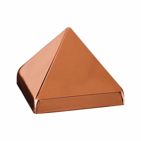 Deckorators Deckorators 2 in. H X 4 in. W Copper Plastic Post Cap 72887